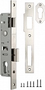 Картинка Корпус узкопрофильного замка с защелкой FUARO 153-25/85 CP (хром) меж. осев. расcт. 85 мм